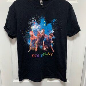 Cold Play mens band tour tee